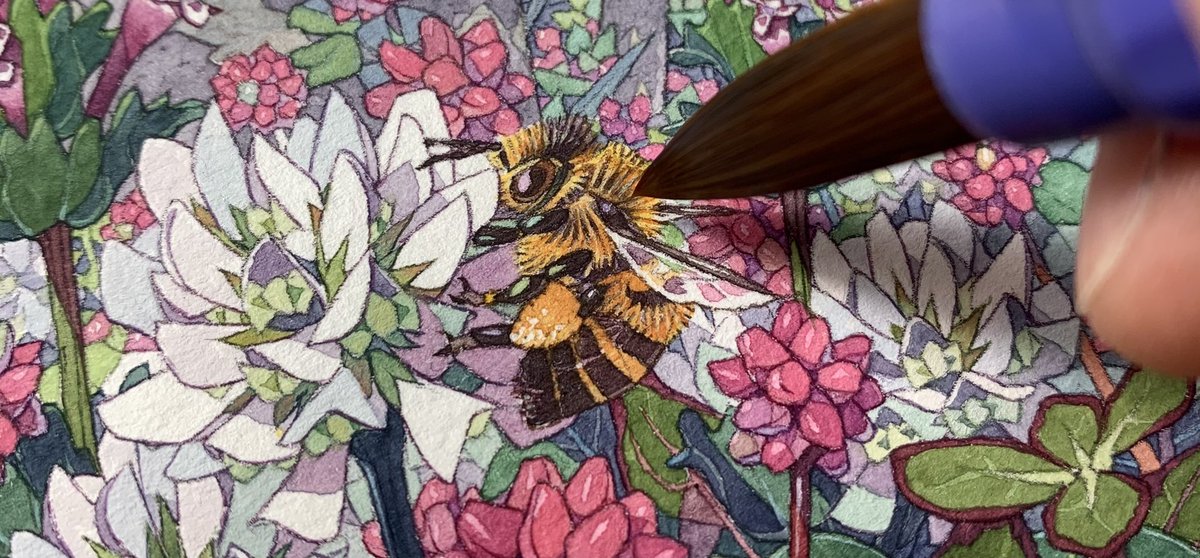 「さぁ〜今宵も!色々試行錯誤しつつこの絵も3ヶ月近く描いております…。絵って時間が」|渡辺孝夫のイラスト
