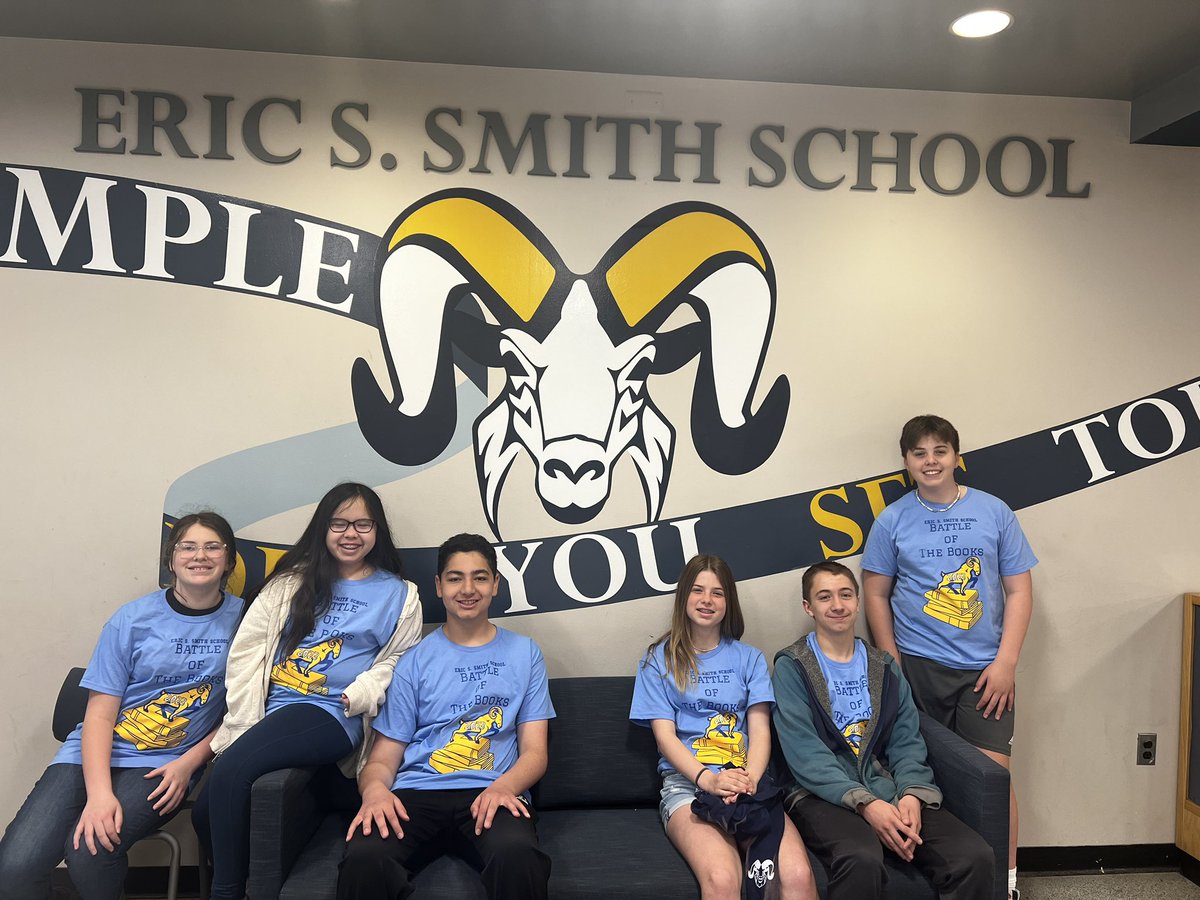 Another day, another battle! Today 7th grade takes on the county wide Battle of the Books Competition! Let’s go Rams💙💛🐏