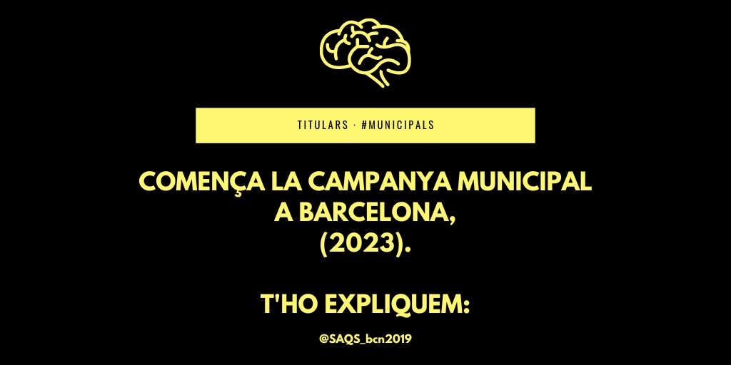 SAQS_bcn2019's tweet photo. 💬 A la pregunta, 𝗰𝗼𝗺 𝗵𝗮 𝘃𝗶𝗻𝗴𝘂𝘁 𝗮 𝗹'𝗲𝘀𝘁𝘂𝗱𝗶?

- Maragall: "Amb moltes ganes!" (riu) Acaba dient que ho ha fet amb el transport que li és atorgat, en la seva categoria de regidor;

- Colau: "Primer amb metro, a peu, i fins i tot quan vaig a peu em segueix... https://t.co/mWFqci5JnX
