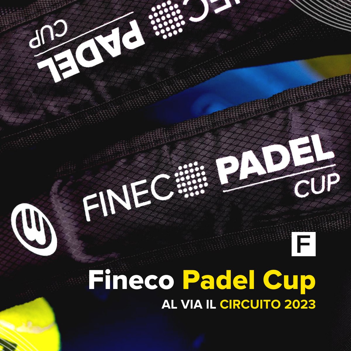 FinecoLive's tweet photo. 📣Abbiamo dato il via alla Fineco Padel Cup 2023, iniziativa che porta lo spirito sportivo e aggregativo nel mondo finanziario. Per scoprire di più sui prossimi tornei, contatta il tuo consulente finanziario!
#PADELisalwaysagoodidea #NoiSiamoFineco #Padelcup2023 #CircuitoPadel https://t.co/UUupudaXjA
