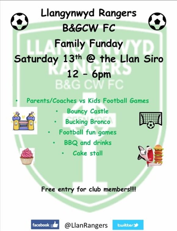 Saturday 13th May - Llan Rangers Family Funday #Pitchero
llanrangersfc.org/news/saturday-…