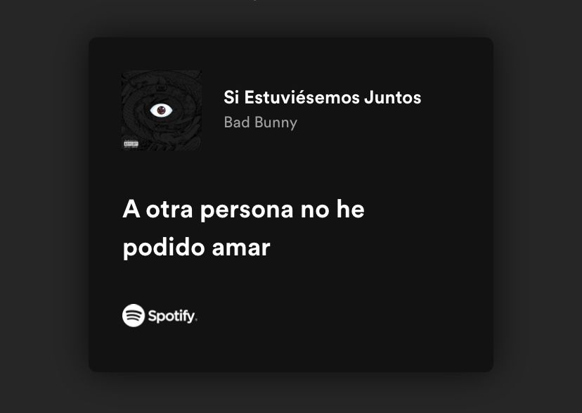 Bad Bunny-Si estuviésemos juntos