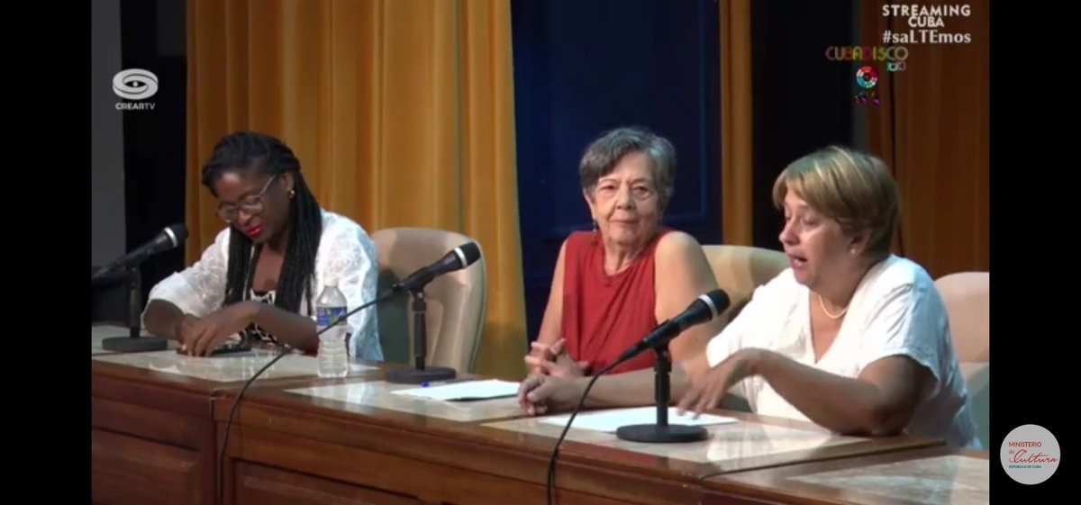 triana_alexis's tweet photo. #Cuba Hoy prosigue el Simposio Teórico del #Cubadisco2023 desde la sala teatro Abelardo Estorino de @CubaEsCultura Aquí la sesión inaugural https://t.co/V5B3Q8Zi0v
#CubaEsCultura https://t.co/qB1n6XaG5x