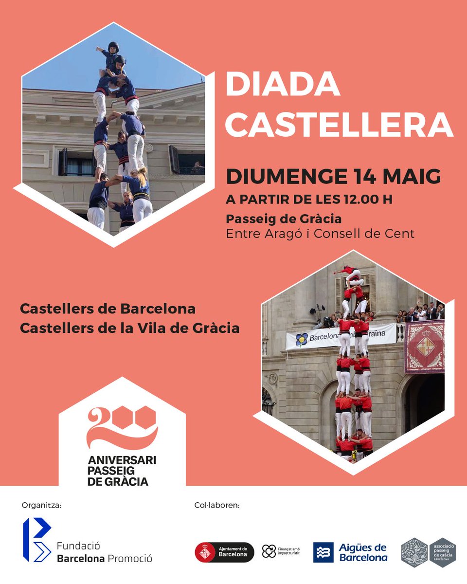 cvg_cat's tweet photo. Aquest diumenge actuem a la celebració del Bicentenari del Passeig de Gràcia juntament amb els @CdBCN 

Ens trobem a les 11:30 al Pg de Gràcia cantonada c/ Aragó.

#castells https://t.co/H6ktm4530S