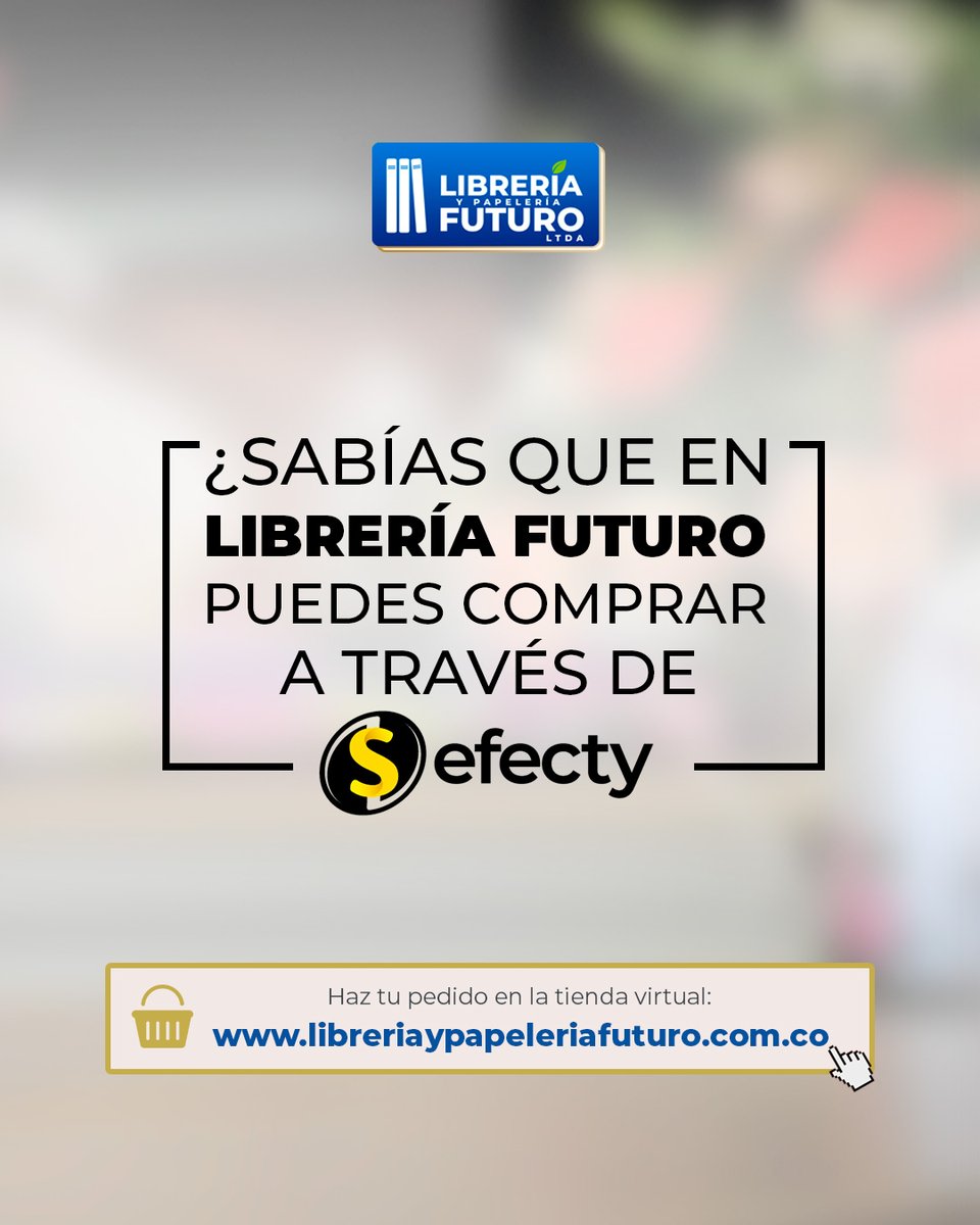 LyPFuturo's tweet photo. ¿Sabías que en https://t.co/ZKSvfmKclz puedes comprar en efectivo a través de Efecty?

- Al realizar tu pedido en nuestra página, selecciona la opción de Efecty.

- Acércate a un punto Efecty y haz tu pago en efectivo con el número de convenio y referencia de tu compra. https://t.co/7WTlvJtG7X