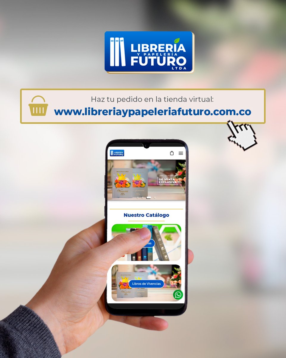 ¿Sabías que en libreriaypapeleriafuturo.com.co puedes comprar en efectivo a través de Efecty?

- Al realizar tu pedido en nuestra página, selecciona la opción de Efecty.

- Acércate a un punto Efecty y haz tu pago en efectivo con el número de convenio y referencia de tu compra.