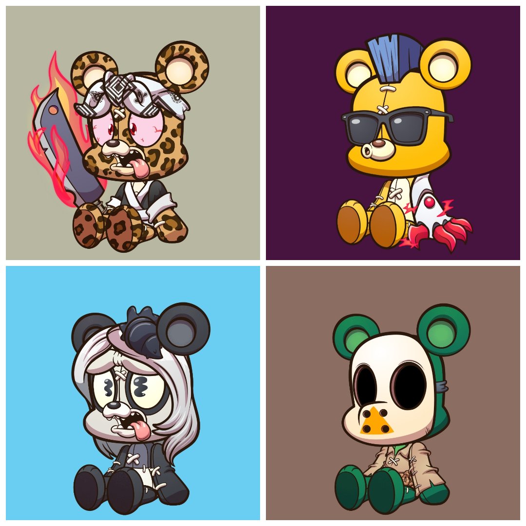 MemoAngeles_KB's tweet photo. We've been testing the Cubs and some really cool ones are popping up 😁🤩🤩🤩 @killabearsnft https://t.co/lz6LpEBOOS