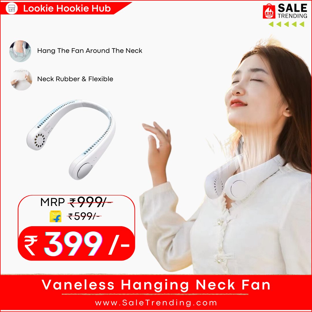 SaleTrending's tweet photo. Stay cool this summer with our Vaneless hanging neck fan at an unbeatable price🔥
.
🎁Product Link :
https://t.co/nhwga0TF1n
.
🌐Visit : https://t.co/3eDOBpgmlg for more exciting offers 🔥🔥
.
#vaneless #hangingfan #neckfan #neckfans #fan #fans #hangingneckfan #bestneckfan https://t.co/sZKczIsd9n