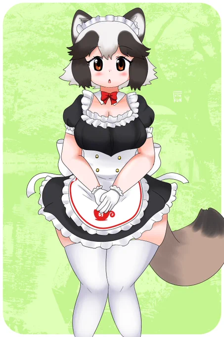 再掲してもいい? いいよ~ #メイドの日 #けものフレンズ