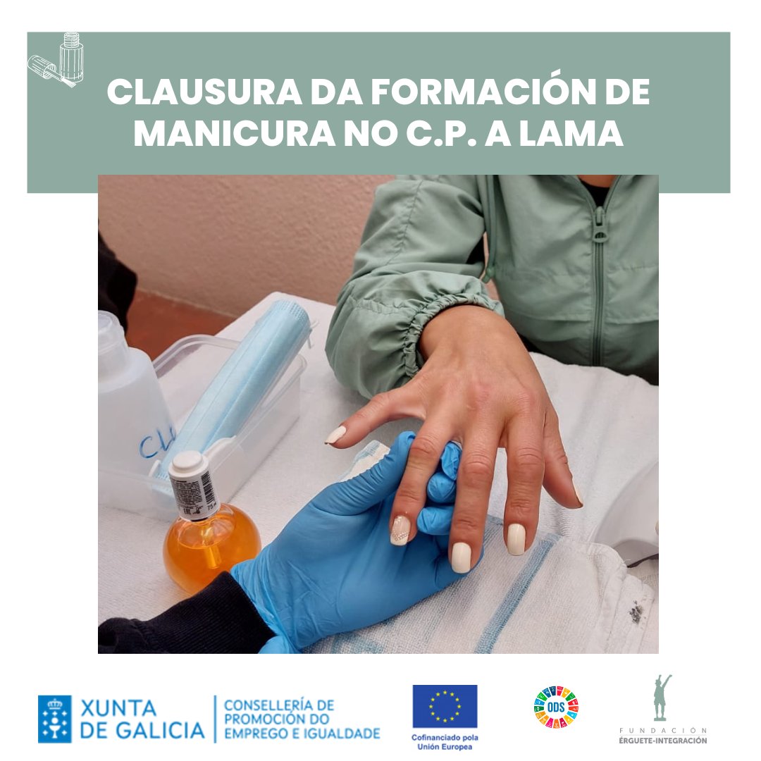 FErgueteIntegr's tweet photo. Finaliza Manicura Básica no C.P da Lama do Proxecto E.V.A💚.Rematamos coa entrega de diplomas e agasallos ás 10 participantes 🎓🎁 Grazas a alumnas e docente por deixar un módulo de mulleres cheo de cor e fantasía nas mans✨💅!
#igualdade #xénero #formación #proxectoEVA #érguete https://t.co/0eJuEUITQX