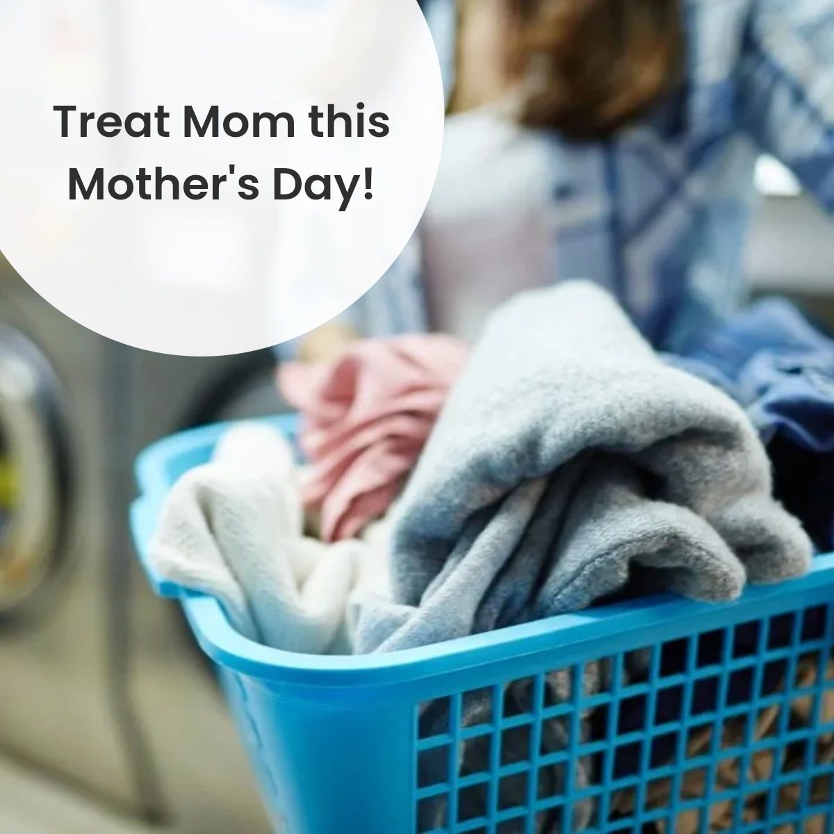 Show Mom you care this Mother's Day by taking a load off her to-do list. Order your laundry service through our app today: cleancloudapp.com/load-laundromat.