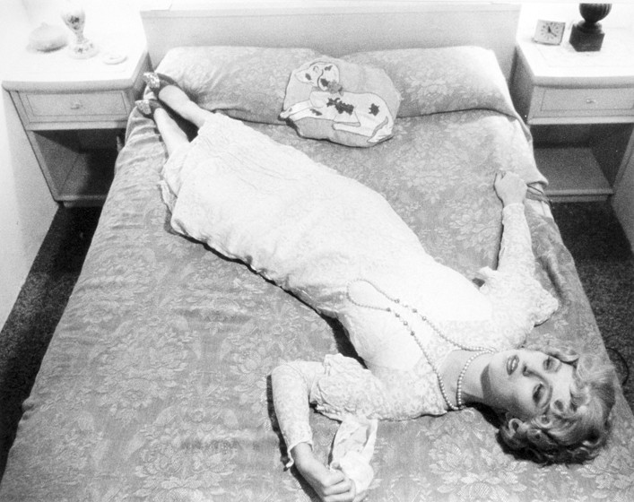 May is National Photo Month 📸 We are celebrating by highlighting this iconic photograph by Cindy Sherman exhibited in Rhetorics of Documentary until May 13.

Cindy Sherman, Untitled Film Still #11, gelatin silver print, museum purchase with funds from Mr. &amp; Mrs. Morton B. Harris