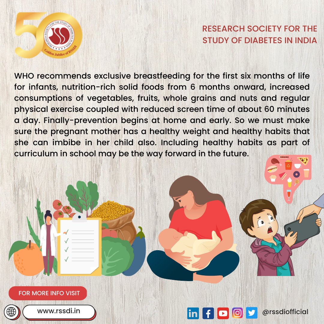 What are the steps that can be taken to prevent #childhood #obesity? Here are some points to note.

#ObesityAwareness #HealthyLiving #obesity #obesityfreeindia #obesitymedicine #obesityepidemic #rssdi #healthy #healthfacts #healthfact #healthfactsoftheday #healthquestions