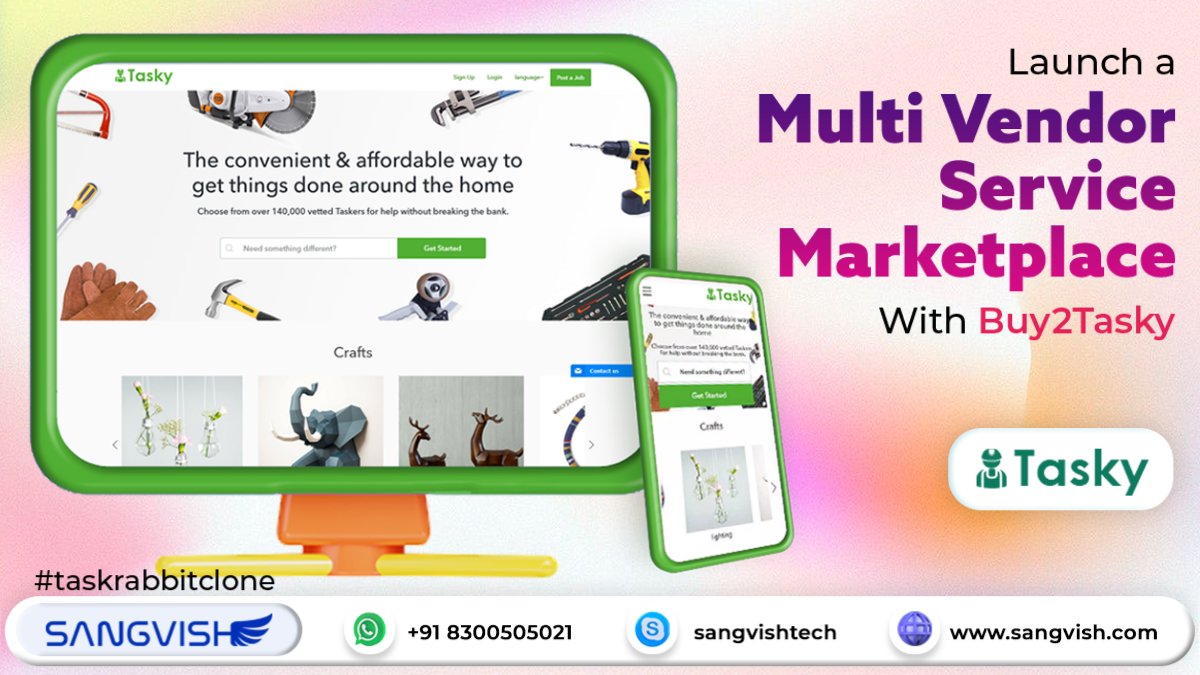 SangVishTech's tweet image. Launch a Multi Vendor Service Marketplace With Buy2Tasky
More Details: sangvish.com/taskrabbit-clo…
#taskrabbitclone #OnDemand #Services #marketplace #business #sangvish #P2P #tasky