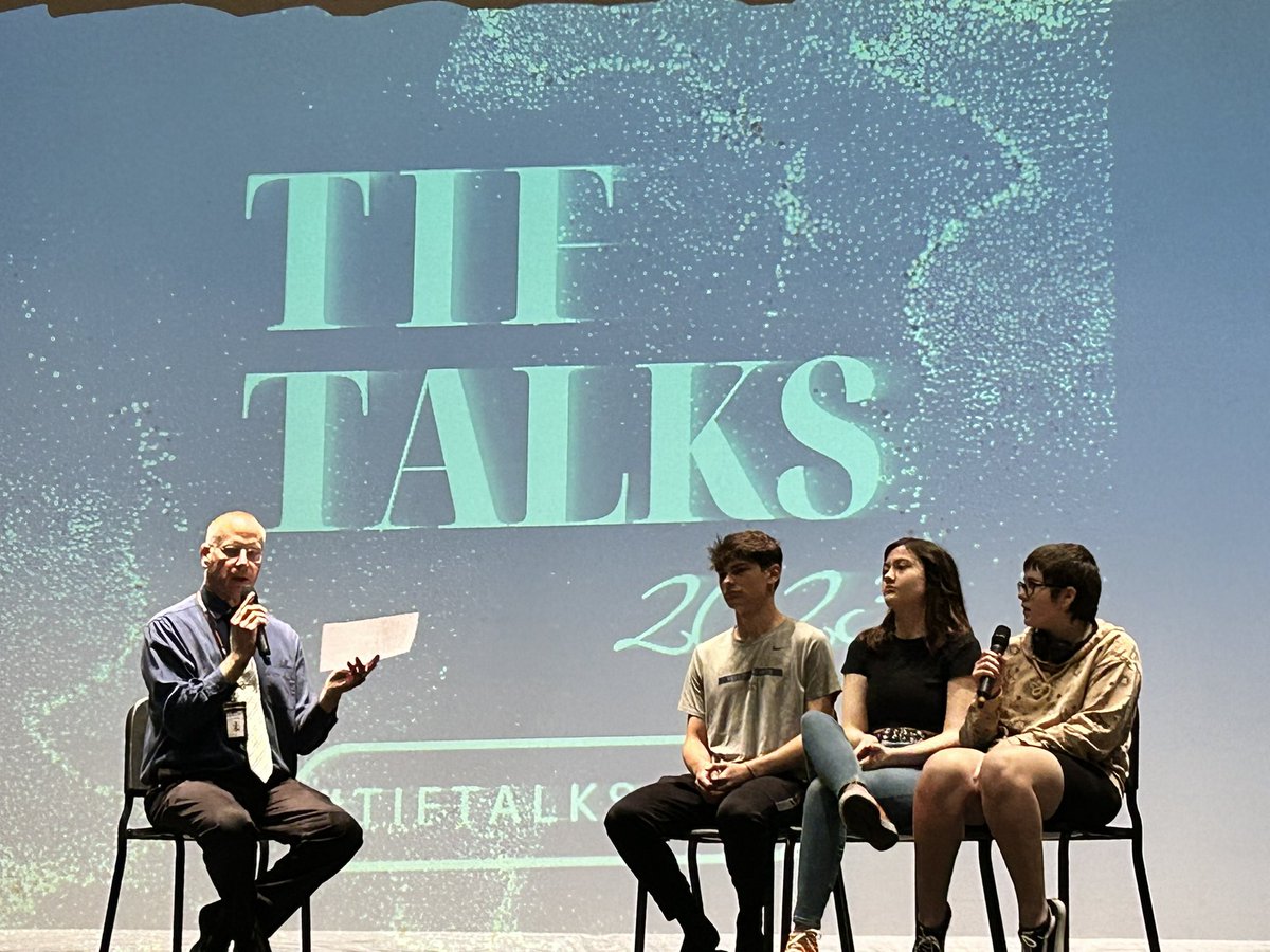 Enjoying my first #TIFTalks with #WNYTIF and learning from students! 🧑‍🎓