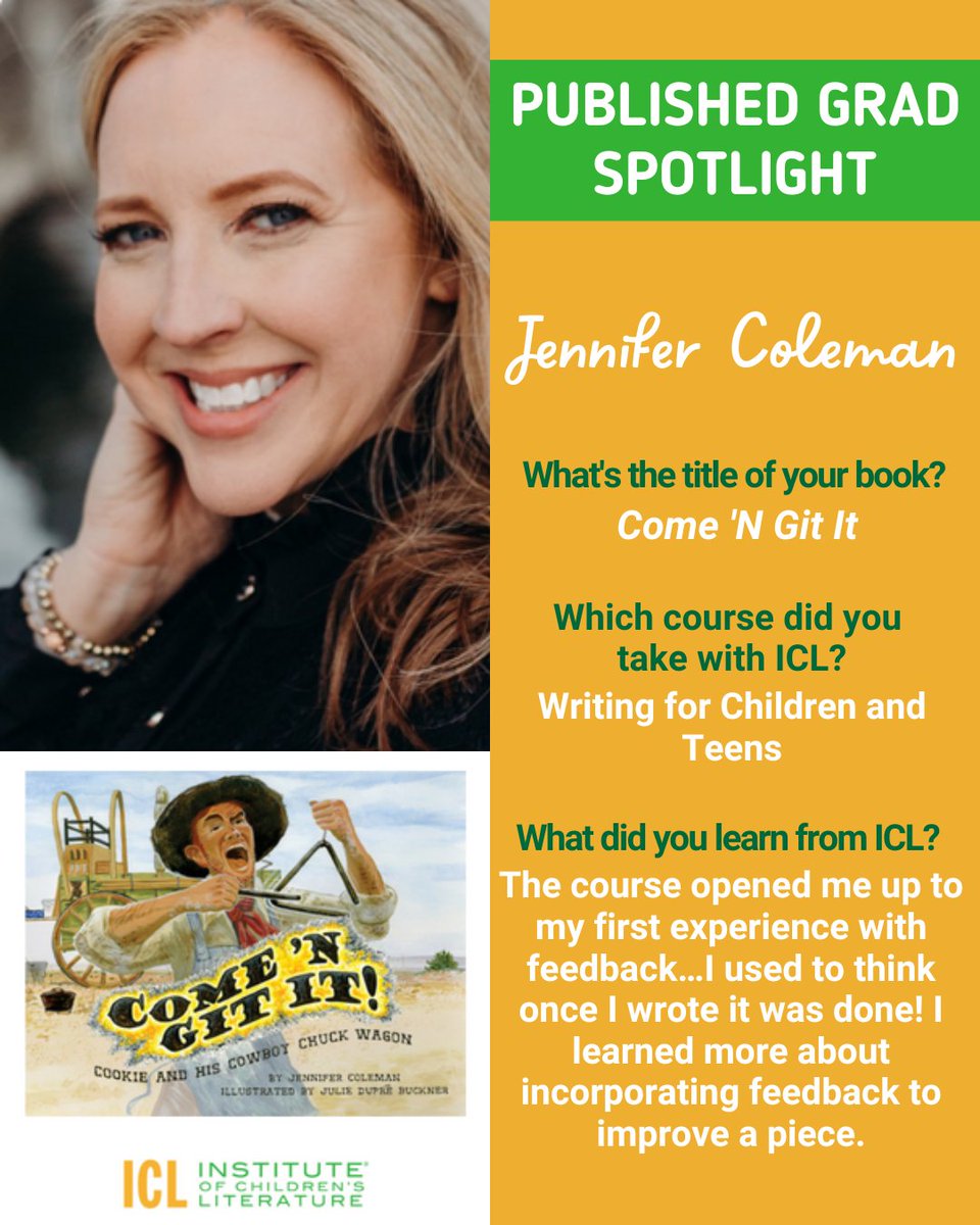 Institutekidlit's tweet photo. 🥁This month we are highlighting Jennifer Coleman and her picture book🥳✨@jcobooks
Read her full story here: https://t.co/lIcWOp624m
#writing #writerscommunity #childrenwriter #writer #amwriting #publishedauthor #publishedwriter #publishing #articles #picturebook #childrenbook https://t.co/tKfmafALYV