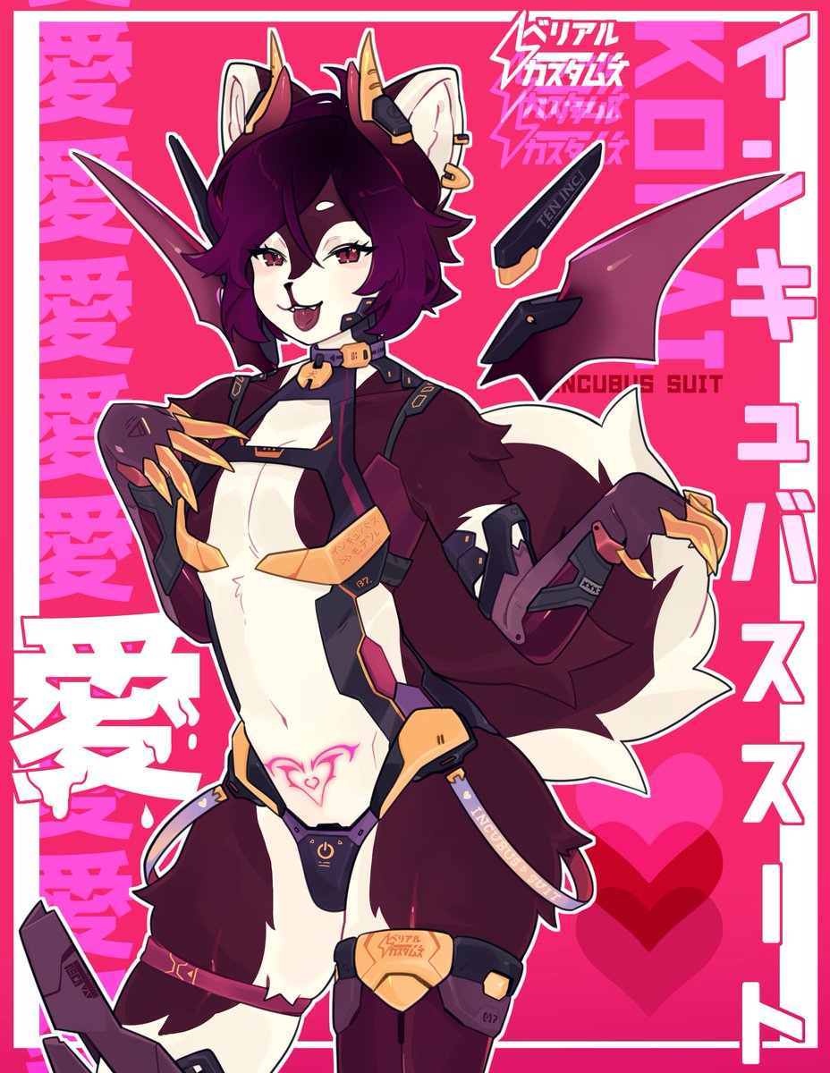 Belial43157741's tweet photo. 🍫[インキュバス💖スート]🍫
Thank you so much for letting me draw Incubus Kohai a little tech outfit like this hehe, it's always such a treat to draw for you @VirtualKohai ! And also thank you for your great patience and your support!! 🙇 https://t.co/yKjmF99uLQ