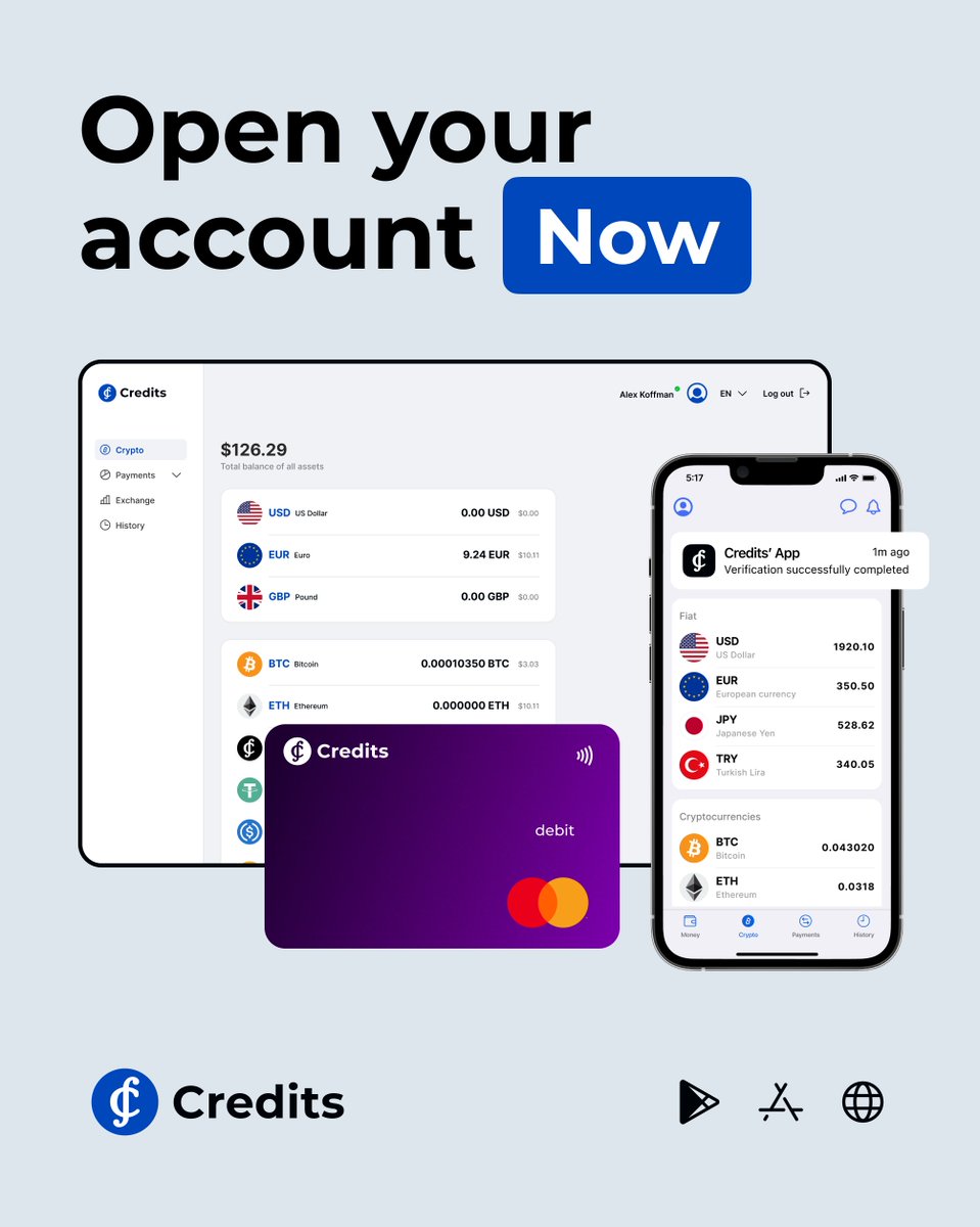 Credits.com tweet media