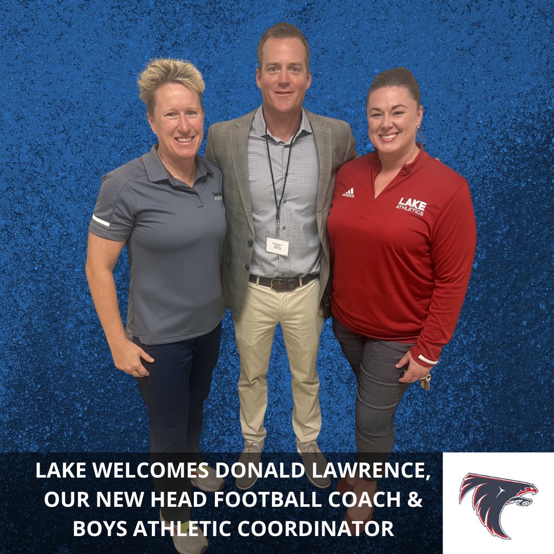 Clear Lake High School welcomes Donald Lawrence, our new head football coach, and boy's athletic coordinator. Go Falcons! @coachlawrencefb