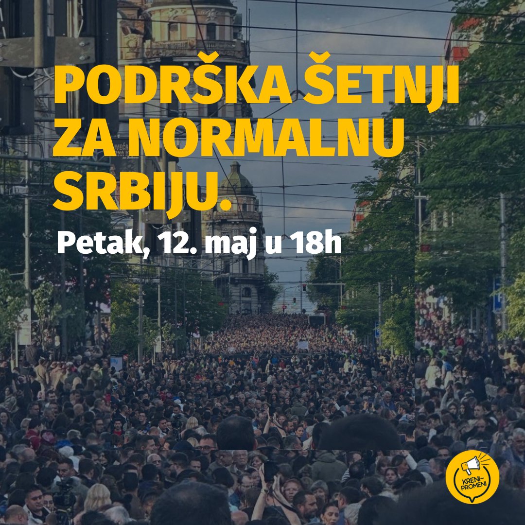 KPromeni's tweet photo. Ne organizujemo. Podržavamo. I bićemo tamo. https://t.co/xA0Igi9tJq