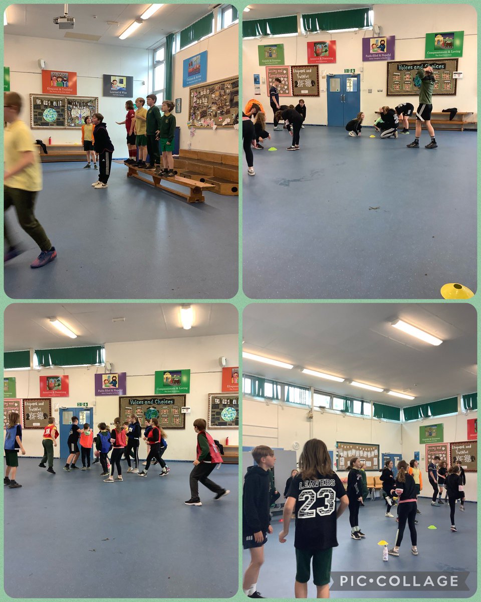 StMarysRCSch's tweet photo. #DosbarthMorgrugyn had a great indoor PE session today . Inside bench-ball #Benchball #Rainydays #CuriousandActive https://t.co/UOJp1zjj3u