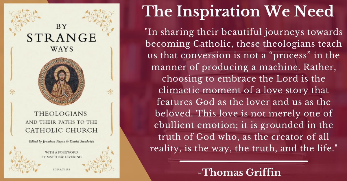 Editors Jonathan Fuqua and Daniel Strudwick offer a moving reminder of the power in conversion stories in “By Strange Ways: Theologians and Their Paths to the Catholic Church,” reviewed by Thomas Griffin here: kirkcenter.org/reviews/the-in… <a href="/JonathanFuqua1/">Jonathan Fuqua</a> <a href="/jthomasgriffin/">Thomas Griffin</a> <a href="/DMStrudwick/">Daniel Strudwick</a>