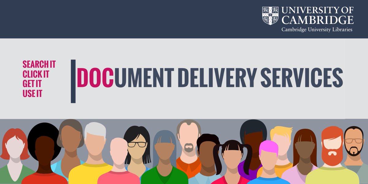 I'm excited to share that we have a vacancy to lead our Document Delivery Services <a href="/theUL/">Cambridge University Library</a>. As a user-focused service you will ensuring journal articles, book chapters and other content is delivered digitally to staff &amp; students jobs.cam.ac.uk/job/40833/ #libraryjobs #cambridgejobs