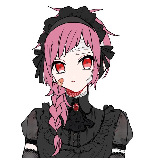 メイドの日なので罪命で出したメイド女世話係などを。 朱鈿(シュテン)ちゃんと摘菜(ツミナ)ちゃんです
