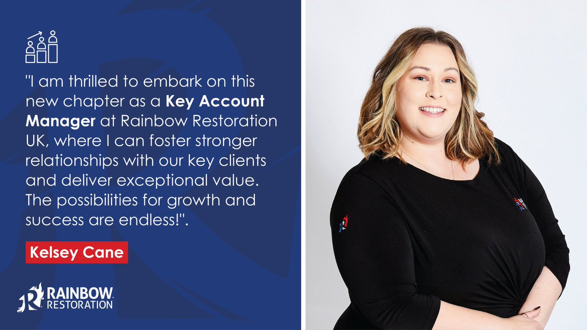 RainbowRestUK's tweet photo. As our new Key Account Manager, Kelsey Cane, steps into her new role, we couldn't be more excited for what's to come.

We're honoured to have Kelsey on our team and can't wait to see the impact she'll make in this new position.

Onwards and upwards! 🚀

#NewRole | #TeamRainbow 🌈 https://t.co/ugXuAmoLzO