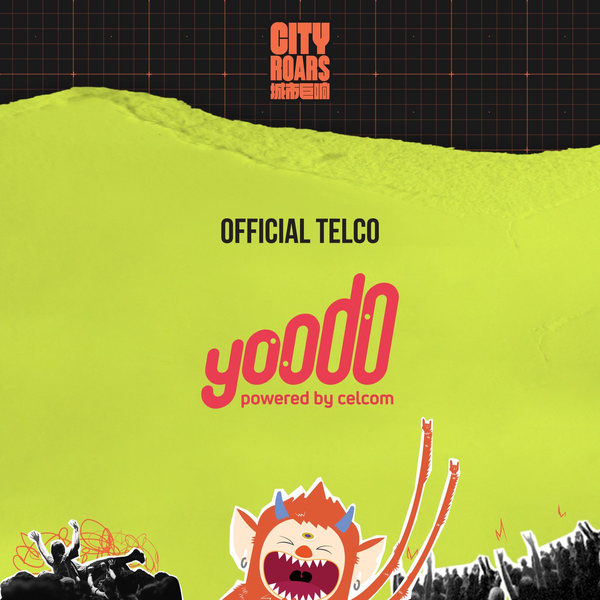 Our gratitude goes out to <a href="/yoodoMY/">Yoodo</a> for their helping hand in making this year's City ROARS! Fest come together.