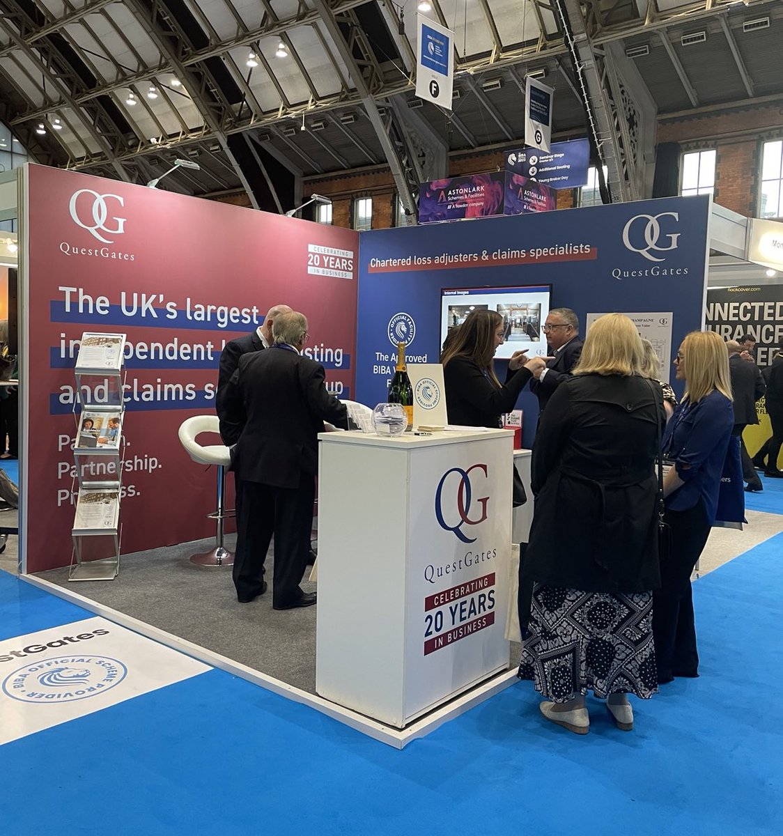 QuestGates's tweet photo. Another excellent turnout for the @BIBAbroker conference! Be sure to meet our team on stand D70 and find out more about our approved BIBA valuation facility.
#BIBA2023 #QuestGates #Valuations #LossAdjusters #ClaimsSolutions https://t.co/Yl74ujMZE3
