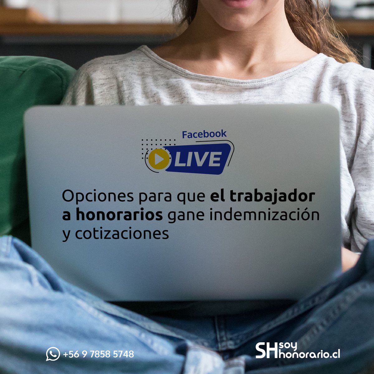 Conéctate este jueves a las 19:10 horas a la transmisión abierta para trabajadores a honorarios de Chile: facebook.com/soyhonorario.cl