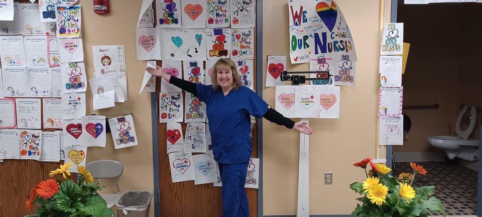 Happy nurses appreciation day we love our school nurse. Thank you for all you do. #ChestnutwoldProud
