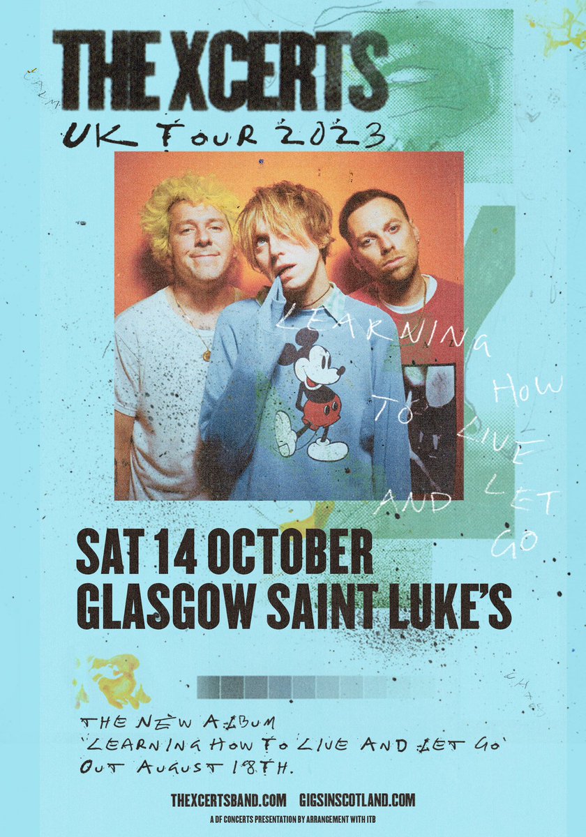 On-Sale Now!
<a href="/thexcerts/">The XCERTS</a> 
📍<a href="/stlukesglasgow/">Saint Luke's</a> 
📅Sat 14th Oct 23
🎟️<a href="/gigsinscotland/">Gigs in Scotland</a>