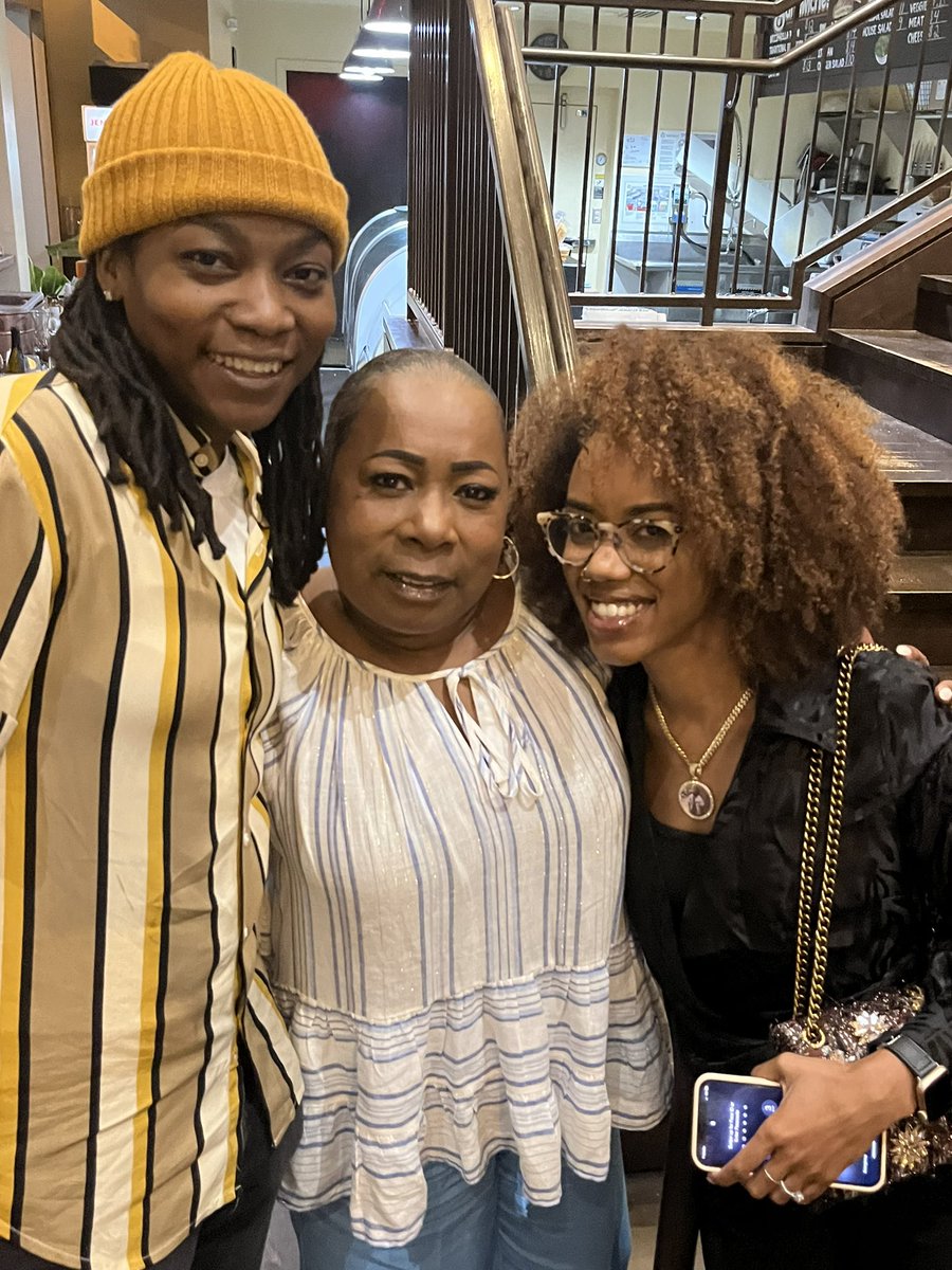 SincerelyShawn_'s tweet photo. With Queen V herself! 

She is a truly a gem! Victoria Eady Butler, is Nearest’s  great-great-granddaughter. 

She is @unclenearest master blender and she is the first known Black woman master whiskey blender in history! I’ve been waiting on this moment for years! https://t.co/CyKdv8SaPF
