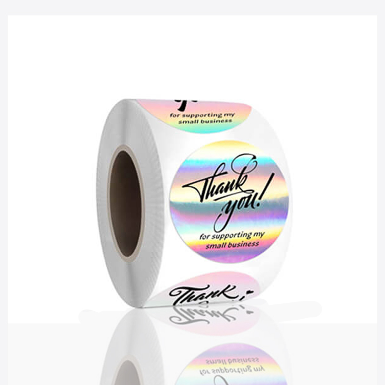 #laser thank you label stickers