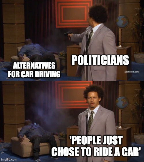 fietsprofessor's tweet photo. Mobility politics. https://t.co/DDLheZrCGA