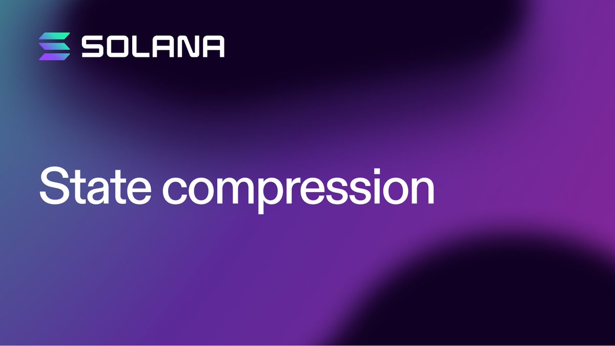 SuperteamTR's tweet photo. Sıkıştırılmış NFT'lerin (Compressed NFTs) Yükselişi: Bilmeniz Gerekenler!
🧵👇
#CompressedNFTs #SolanaNFTs #Solana https://t.co/45mnUvS5XK