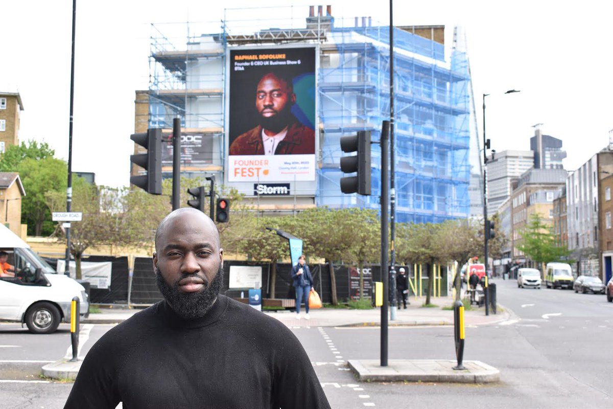 RaphaelSofoluke's tweet image. South London Billboard Boy 💫

#founderfest23
