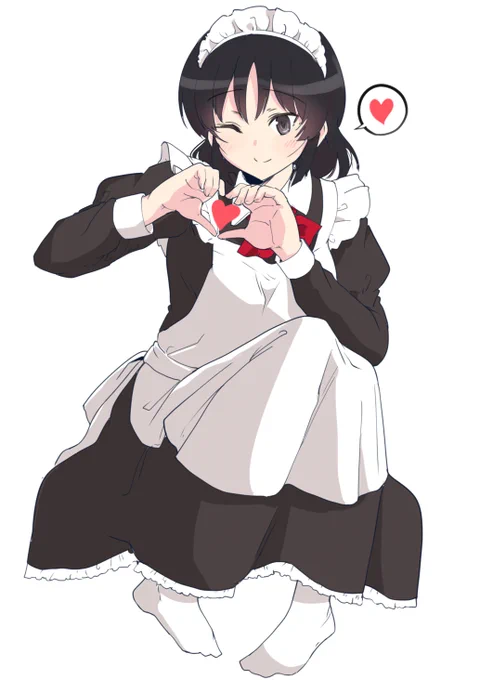 定番のポーズ #メイドの日