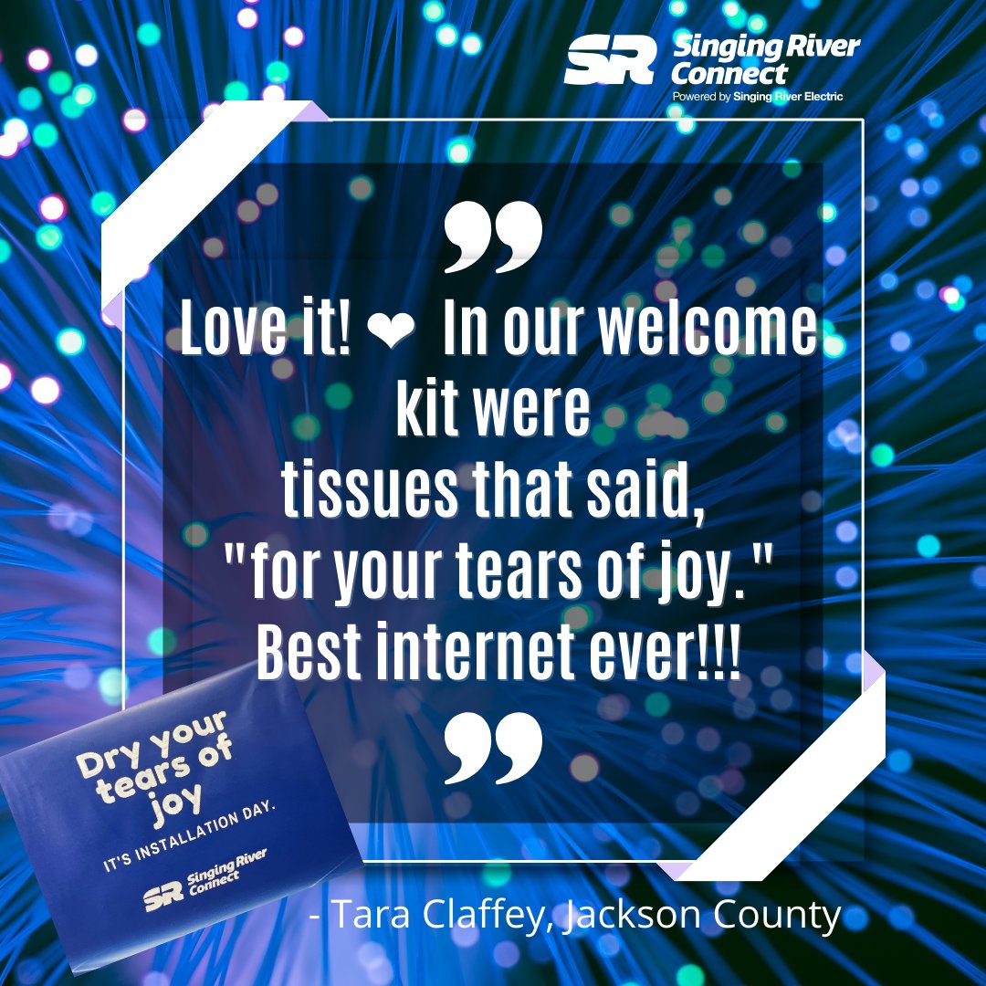 SRConnectMS's tweet photo. Thanks for the praise, Tara! We'll take tears of joy any day of the week.
Let us know your favorite part of the welcome bag in the comments!
https://t.co/T3PrrGTZ4i
#CoopsConnectMS #MSBroadband https://t.co/bgyawrHJ53