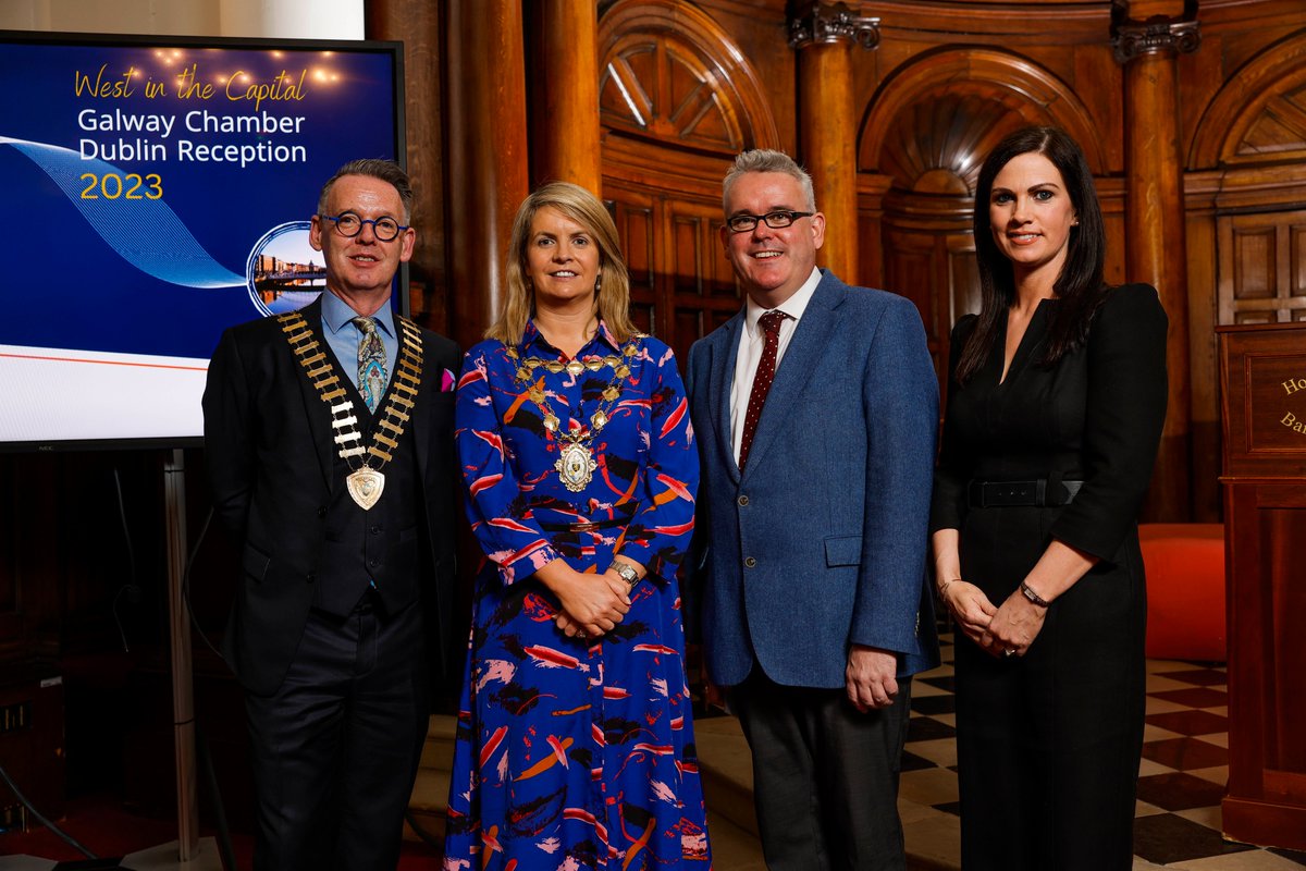 GalwayChamber's tweet photo. Yesterday evening was the start of an initiative by Galway Chamber to develop a Galway business network in Dublin. 'West in the Capital' kindly sponsored by @bankofireland and launched by Mayor @CloHiggins was held in the historical House of Lords, College Green #OurGalway https://t.co/AV9pusxNKB
