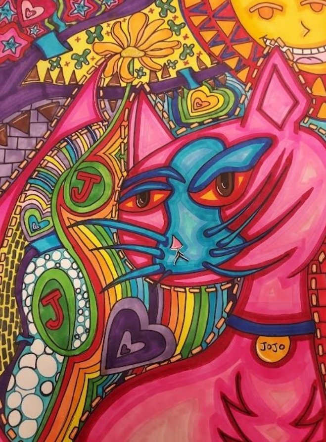 the_aubs26's tweet photo. I've been super busy these past couple of months, but I wanted to share that one of my art pieces just got into an art show! https://t.co/RTbPJmaUk4