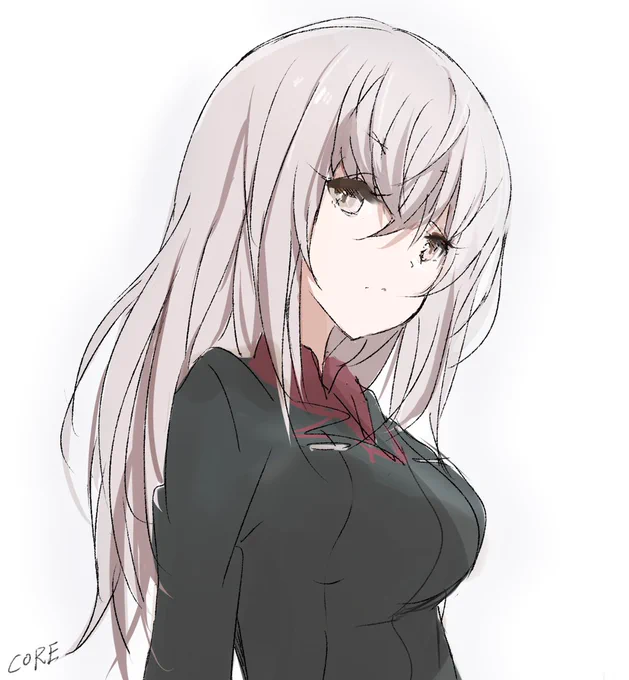 エリカ殿 #ガルパン #落書き 