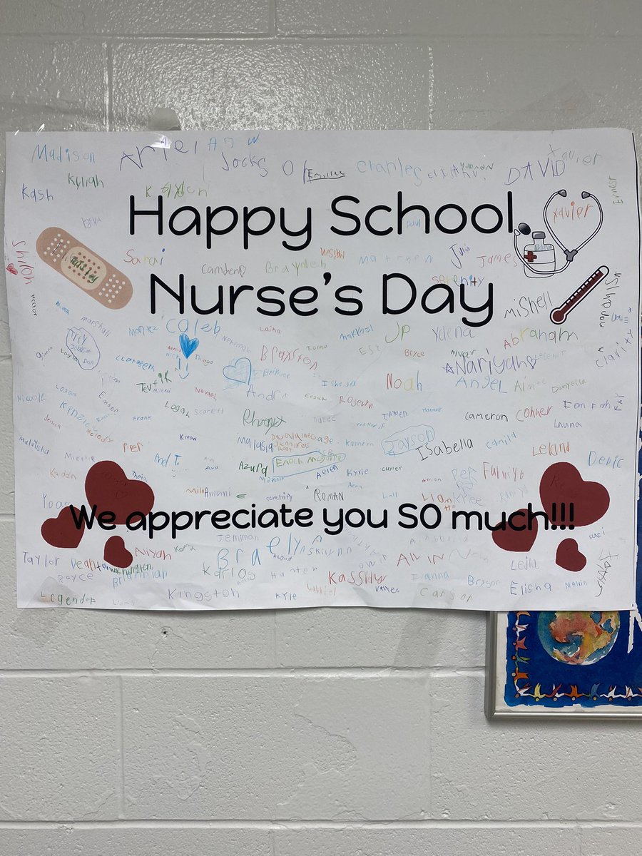 JREJagPrincipal's tweet photo. We love our school nurse ❤️Ms. Liset Sanchez is the best ! @JohnsontownRoad @JCPSKY @EstoneSN @JCPSAsstSuptES @DesiB1908 @JCPSAsstSuptCC @JREMrWheat @Mrs_Schulten @e_senn44 https://t.co/ioVaTmc1Qf