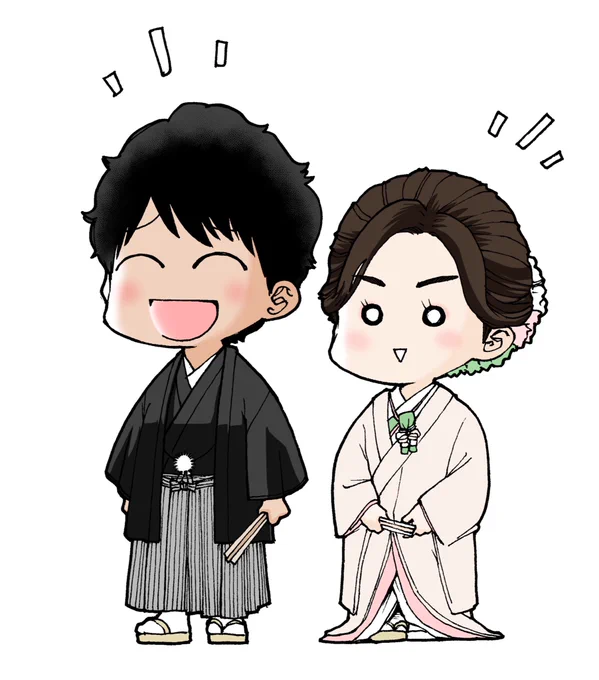 結婚式で展示用アルバムの挿絵に使ったイラスト 良くレンタカーでお世話になってるトヨタのヤリスが特に力作です