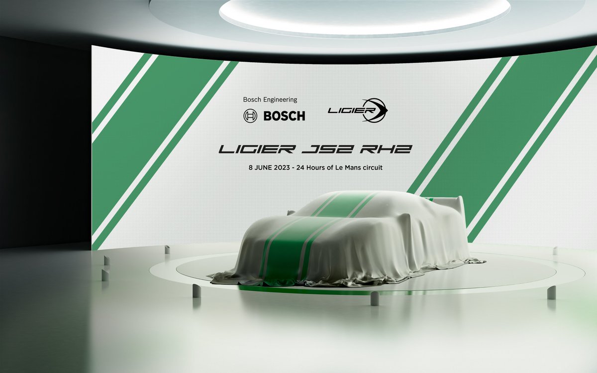 LigierAutomotiv's tweet photo. The Ligier JS2 RH2. Ready to tackle tomorrow’s challenges. 

We are happy to announce that we have entered a strategic partnership with Bosch Engineering to develop high-performance hydrogen engine vehicles.

For more info, click here 👉 https://t.co/0Lmd9y7GSF

#ligierautomotive https://t.co/MmJnZQvWxH