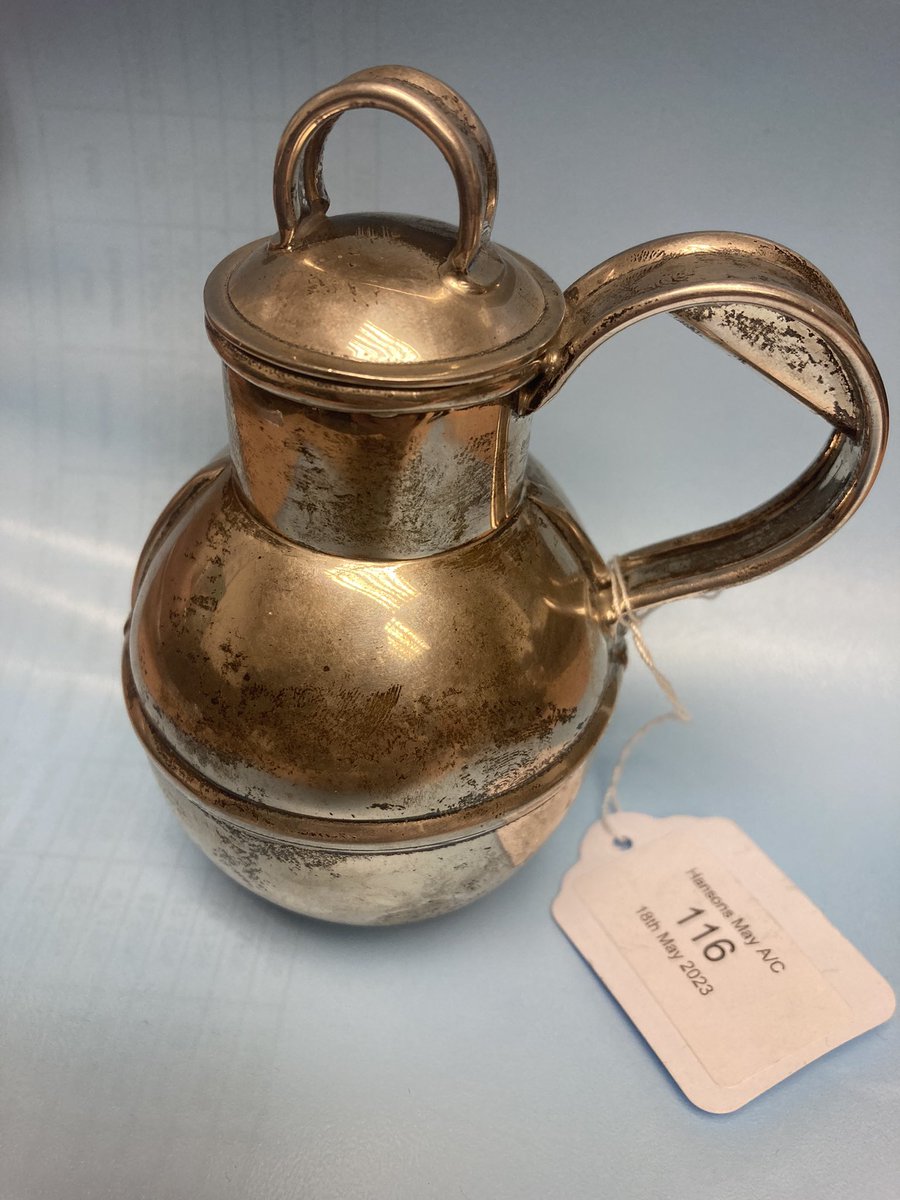 HansonsHelen's tweet photo. This is the first piece of Guernsey silver we have had for sale here @HansonsAuctions lot 116 Guernsey 🇬🇬 creamer selling on the 18th May sale @HansonsUK https://t.co/3C0D5ItcmT