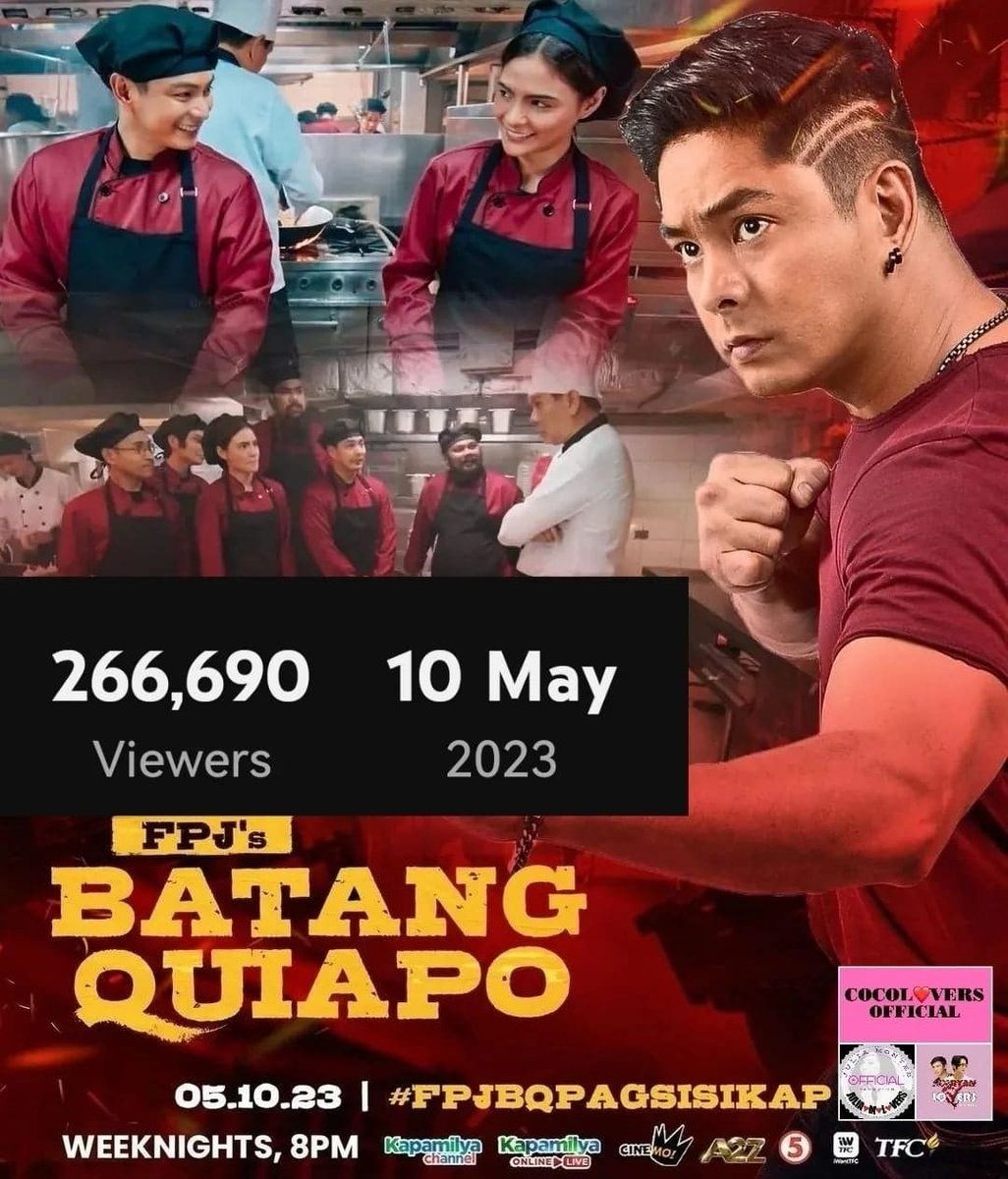 graciapearl's tweet photo. MARAMING SALAMAT PO!!!
#FPJBQPagsisikap
May 10 Miyerkules
#Youtube
#ConcurrentViews
#FPJsBatangQuiapo
@JuliaMLoversOFC
@Cocolovers_
@MinnajKiffie https://t.co/ZQyYrunJzn