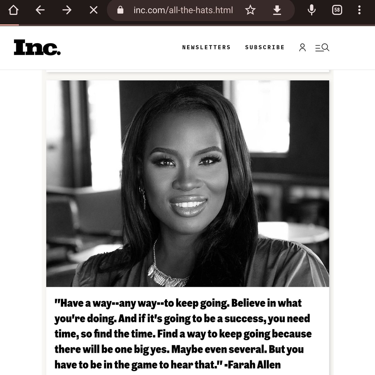 "Grateful for the unexpected self encouragement from <a href="/incmagazine/">IncMagazine</a>, reminding me to keep pushing through challenging goals, even on the toughest mornings. Cheers to the power of our own words!" #motivation #hardwork #grateful